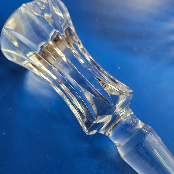 Vintage Cut Crystal Decanter Large Heavy 16” - Picture 2 of 2